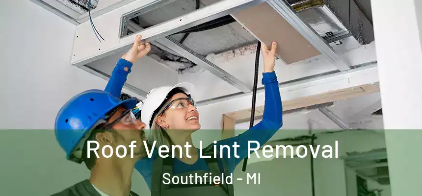 Roof Vent Lint Removal Southfield - MI